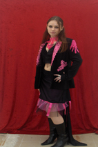 tailleur rose